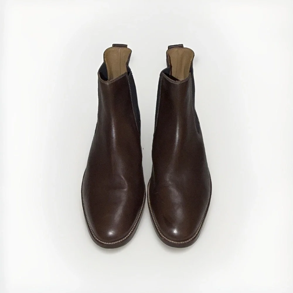 Cole Haan Grand OS Dark Brown Leather Lenox Hill Chelsea Boots Men's Size 13M